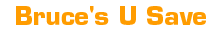 Bruce's U-Save Auto Rental-Logo