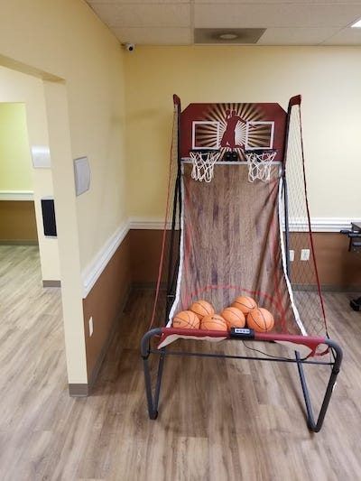Basketball hoop arcade