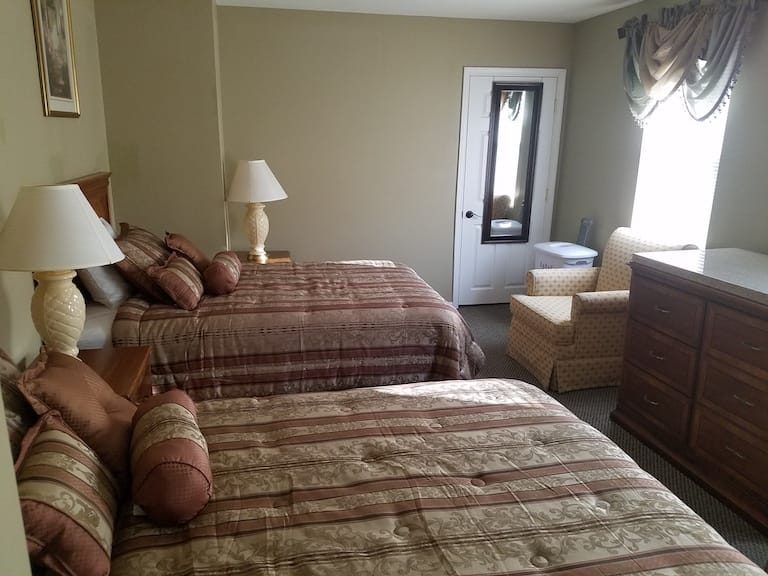 Bedroom with two beds