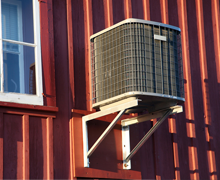 Mounted air conditioning unit