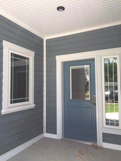 Door and siding
