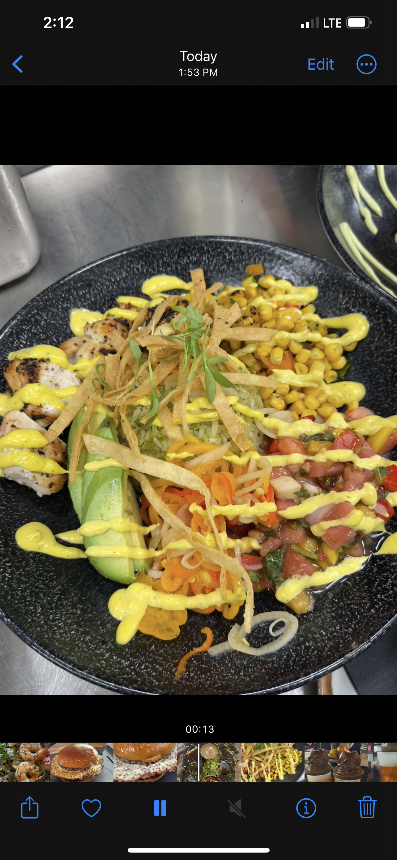 A close up of a plate of food on a table.