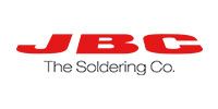 JBC logo in red, 