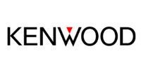 Kenwood logo with black text and a red triangle over the 