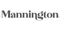 Mannington logo in dark gray font on white background.