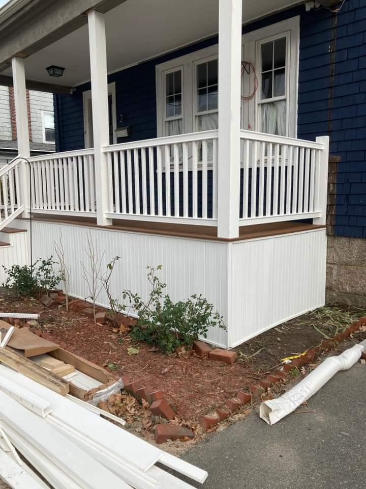 completed deck project