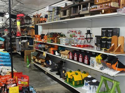 A store filled with shelves filled with lots of items