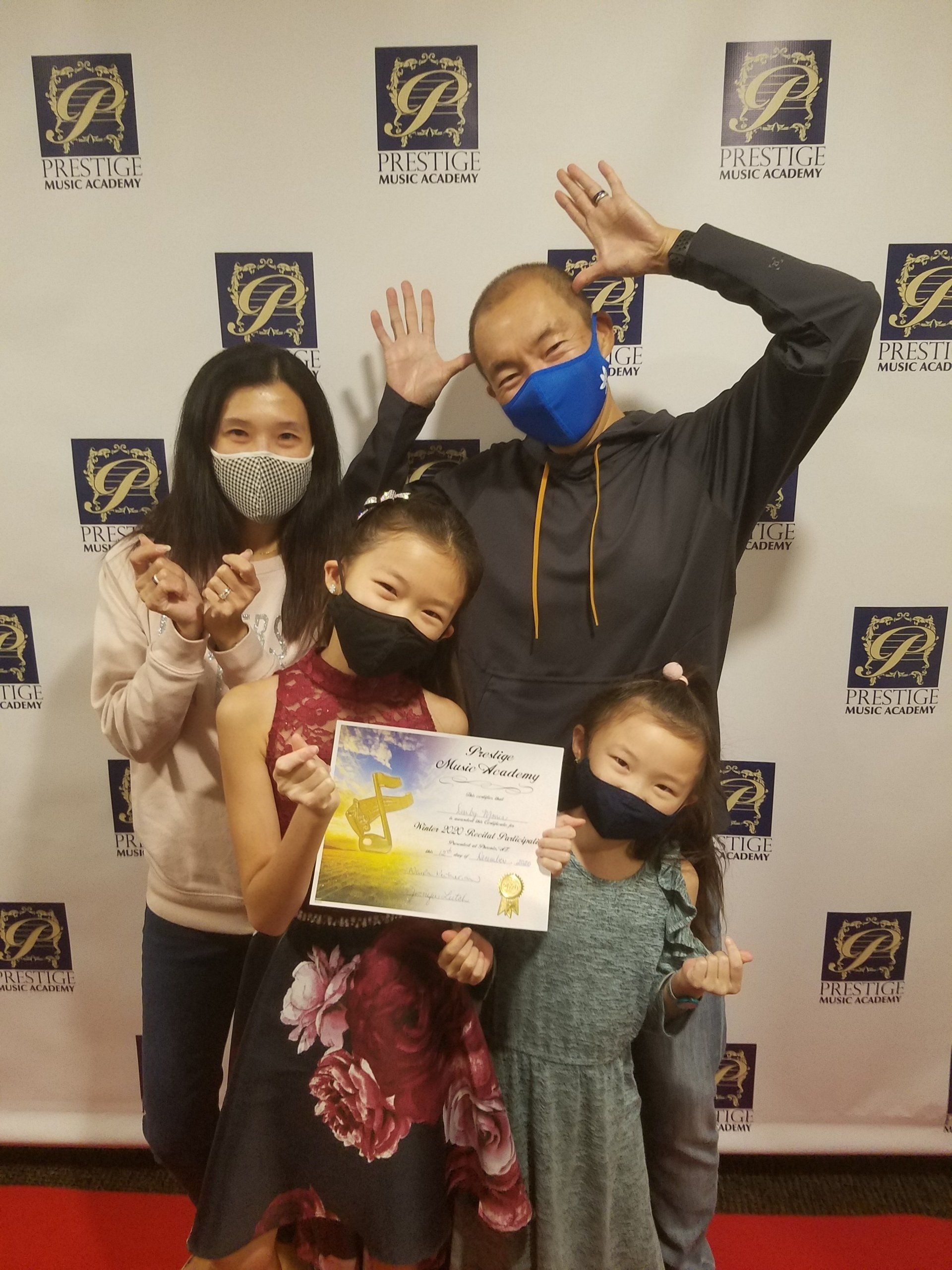 Creating memories from the PMA Fall 2020 recital