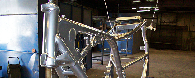 Sandblasting sale bike frame