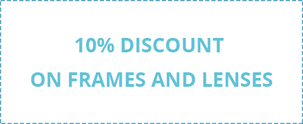Discount on Frames and Lenses