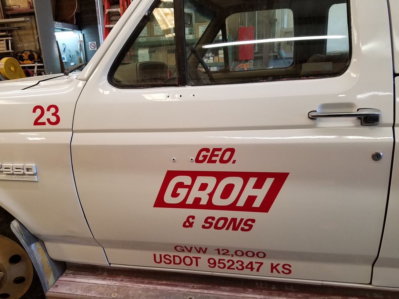 Vehicle Lettering