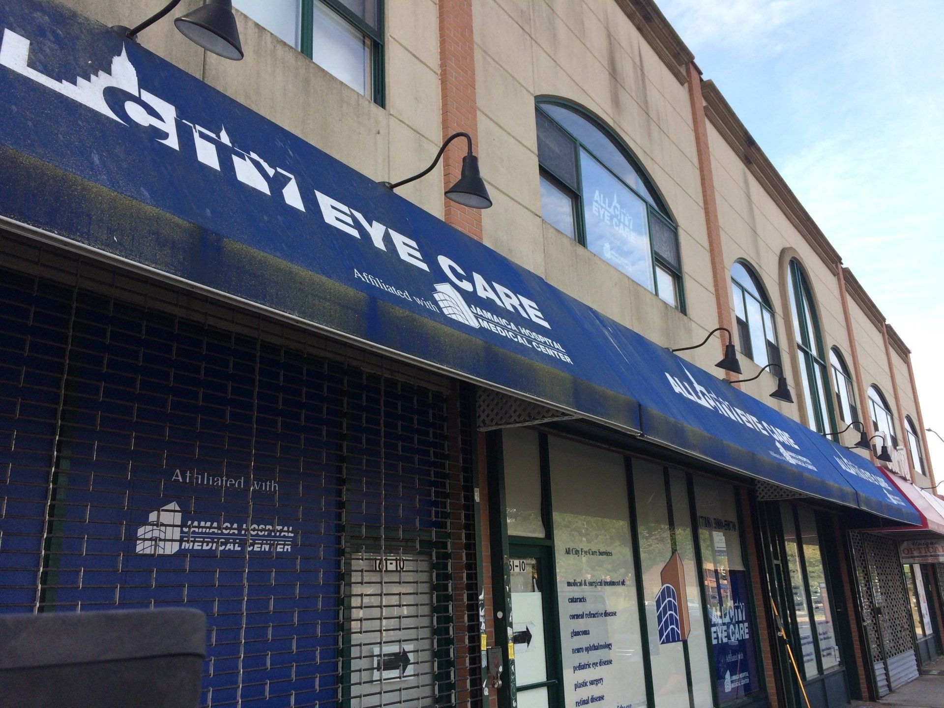 Before eye care awning cleaning