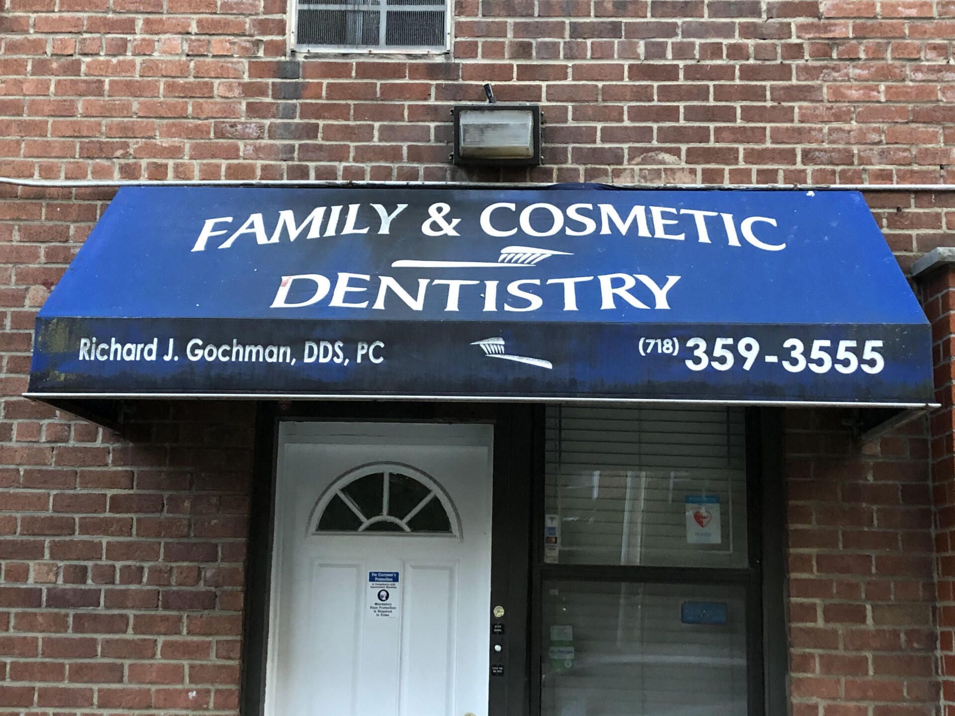 Before dentistry awning cleaning