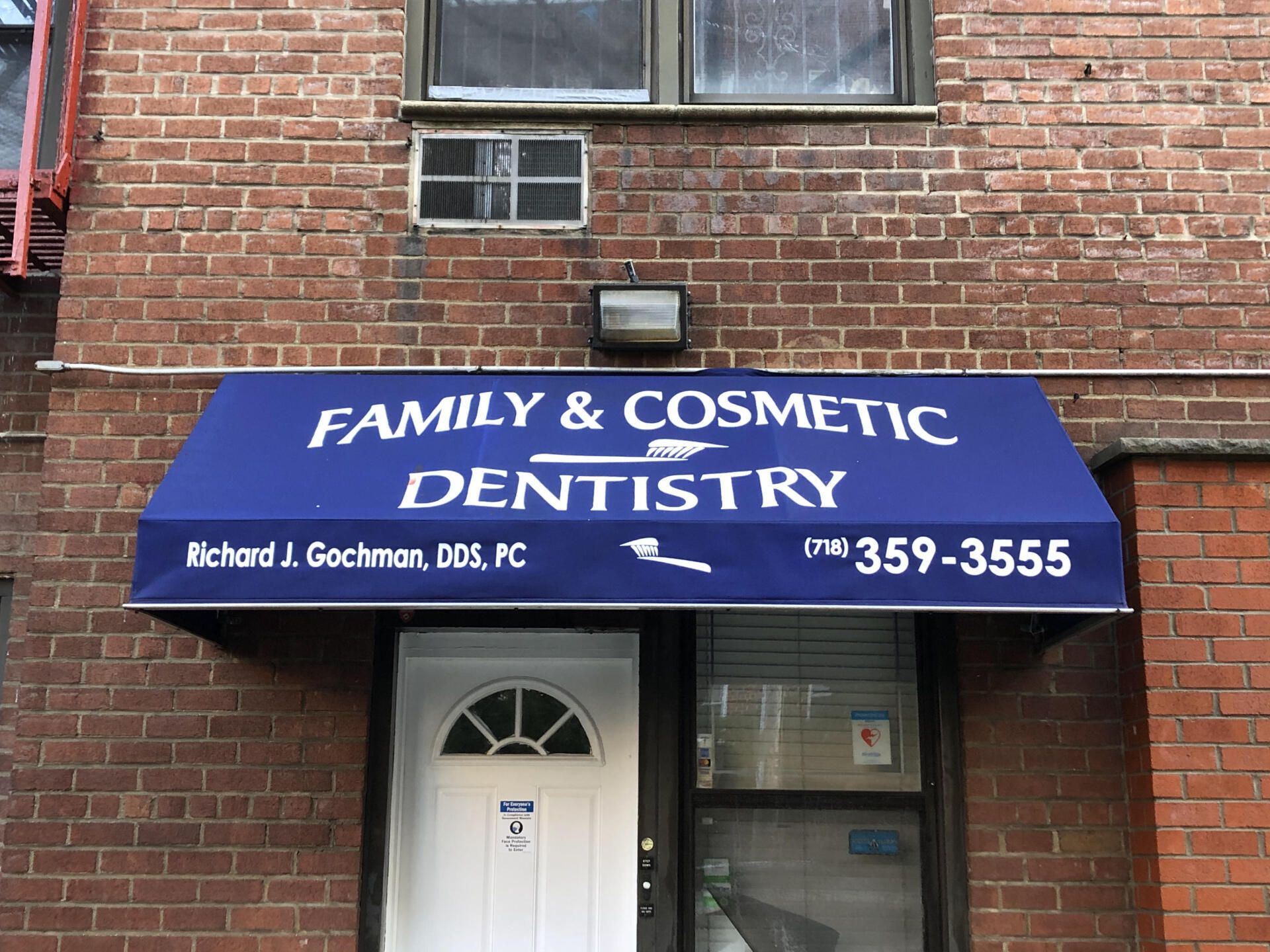 After dentistry awning cleaning
