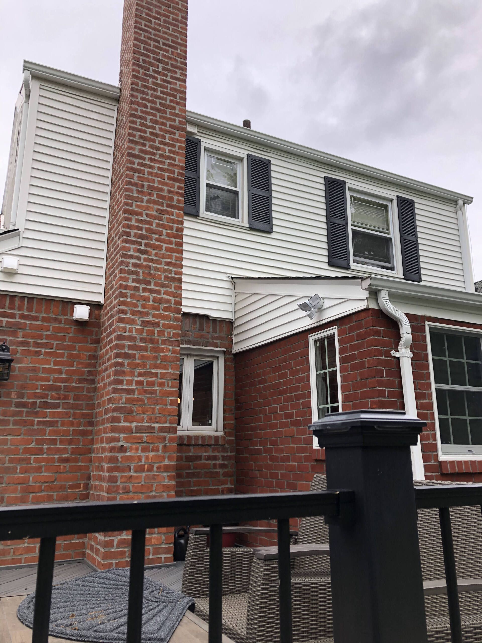 After siding cleaning