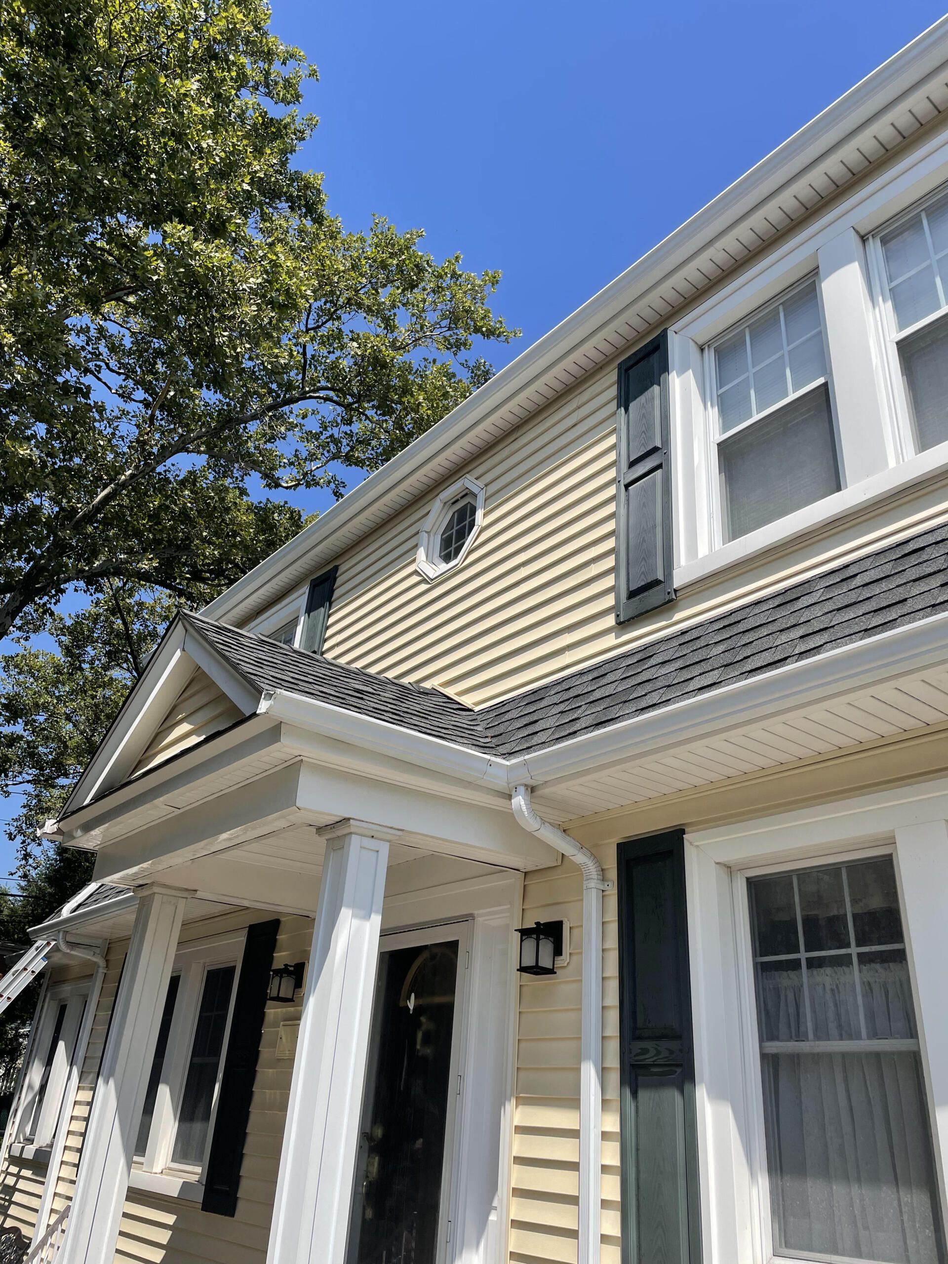 After residential house cleaning