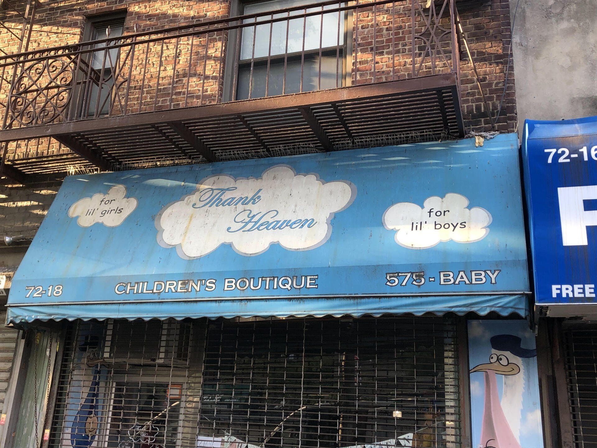 Before boutique awning cleaning