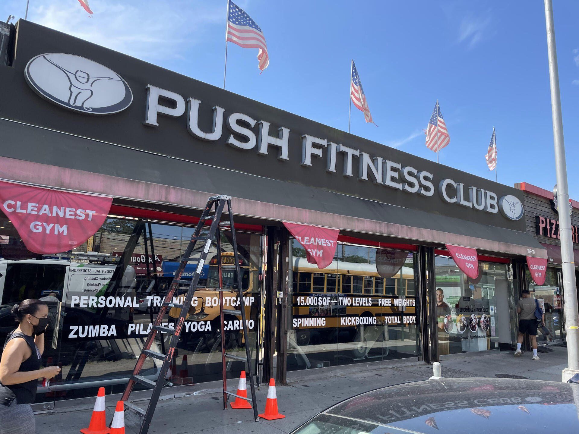 Before commercial cleaning