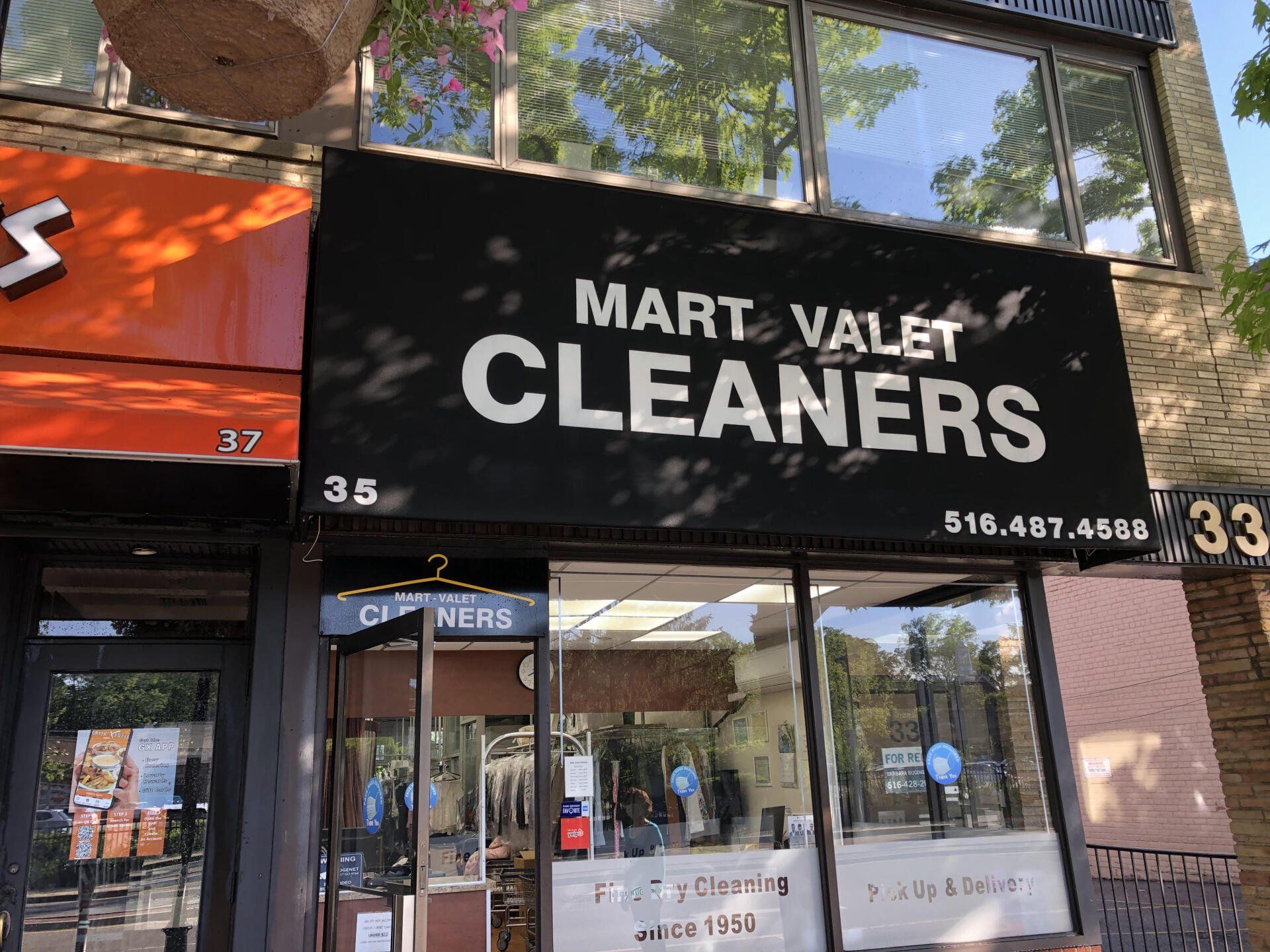 After signage cleaning