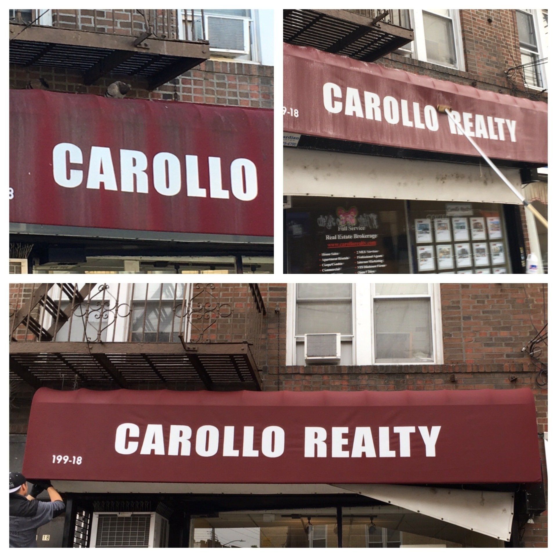 Realty awning cleaning