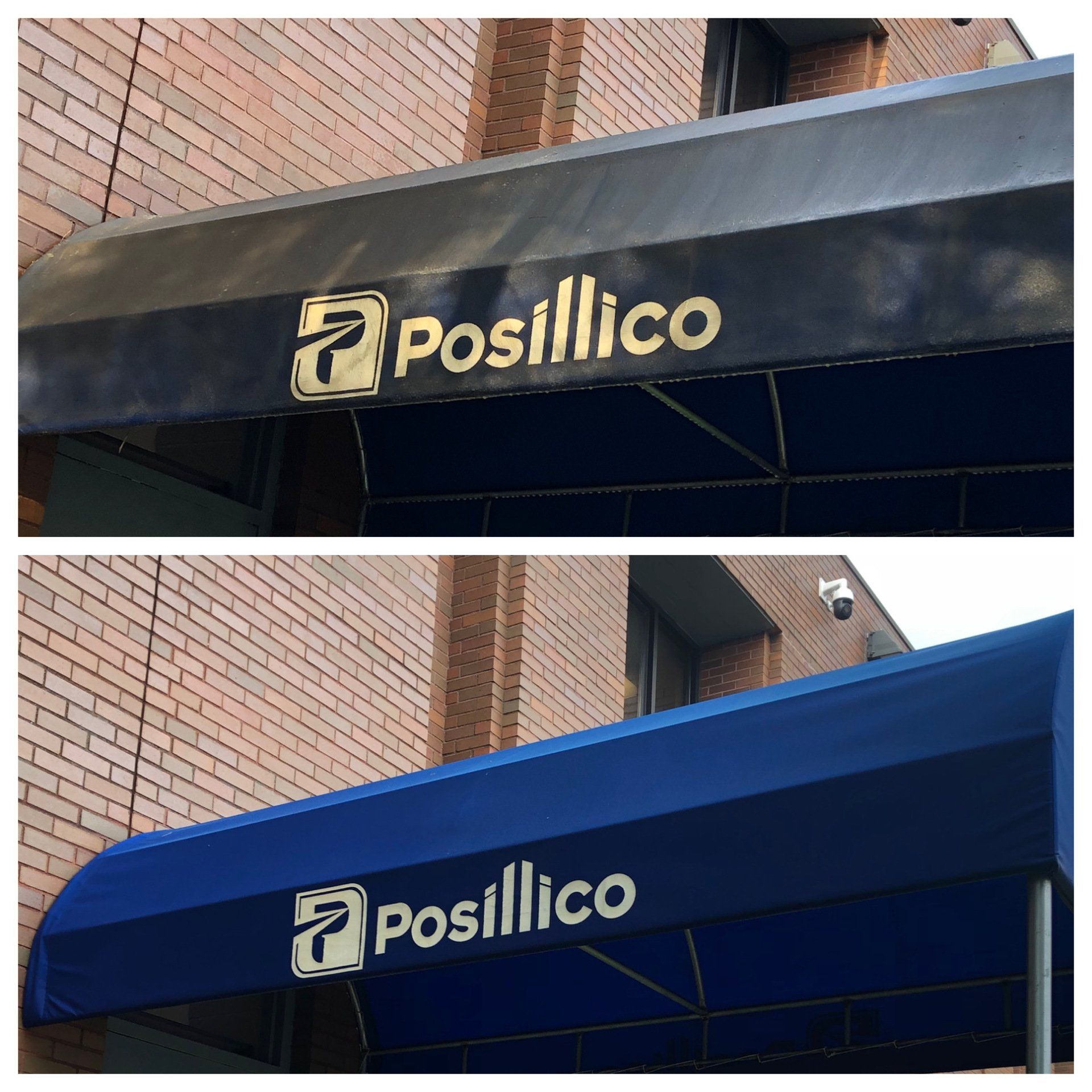 Posillico awning cleaning
