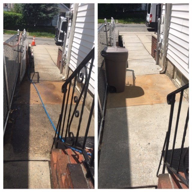 Concrete cleaning