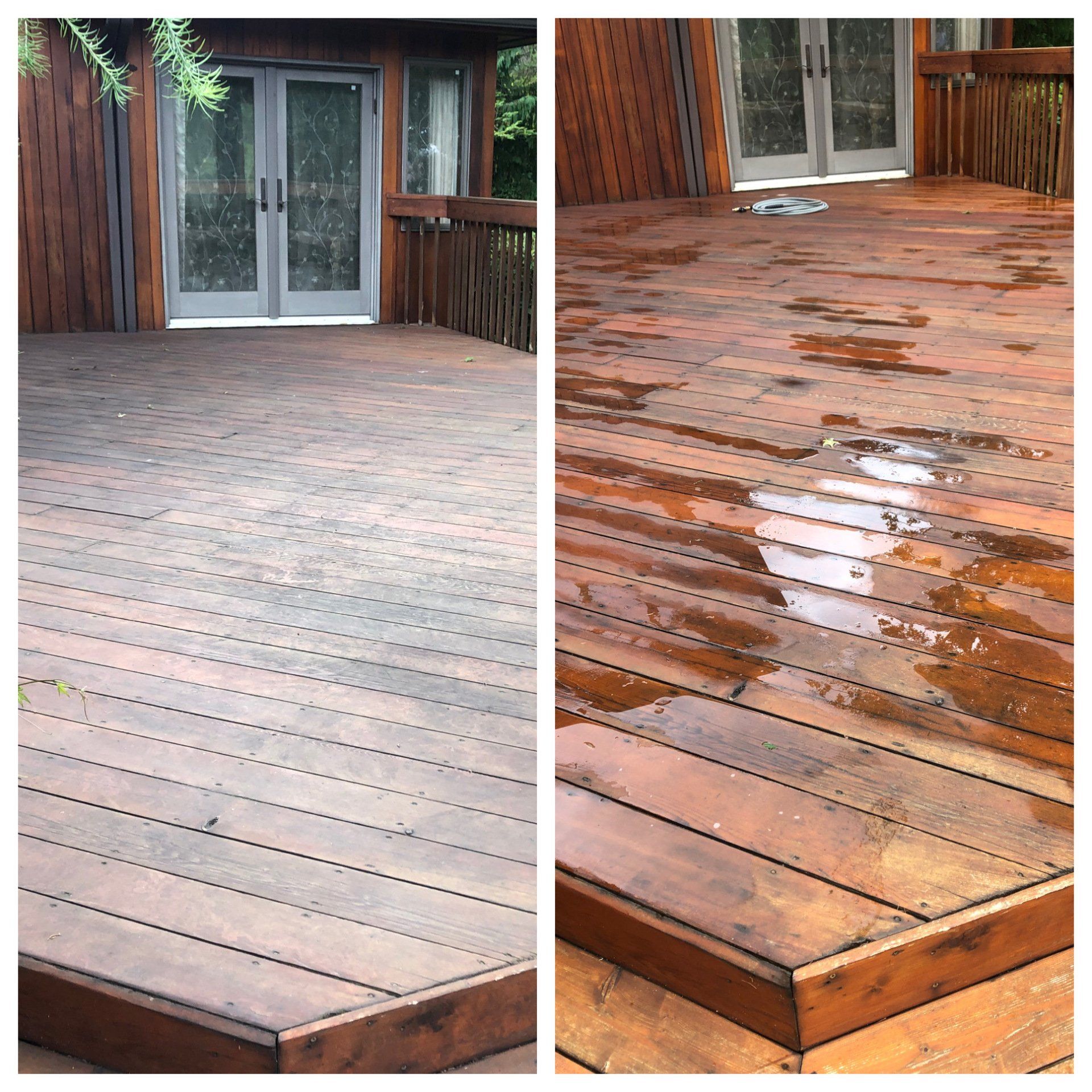 Deck cleaning