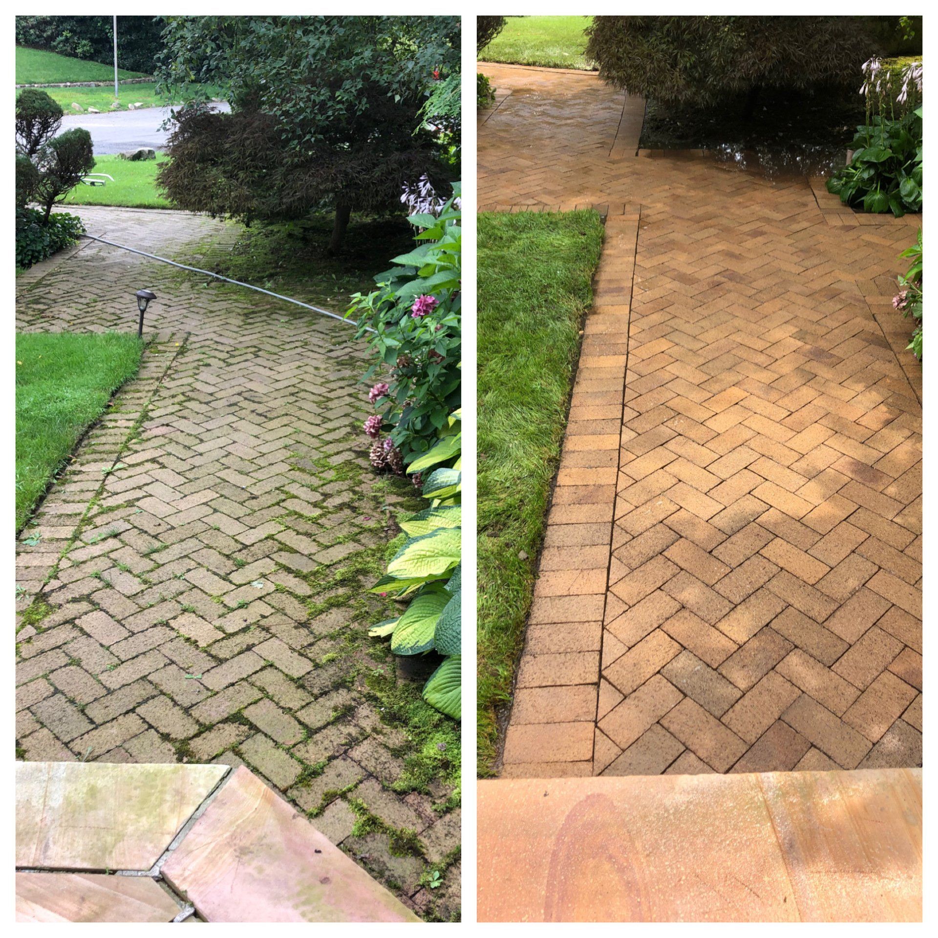 Walkway cleaning