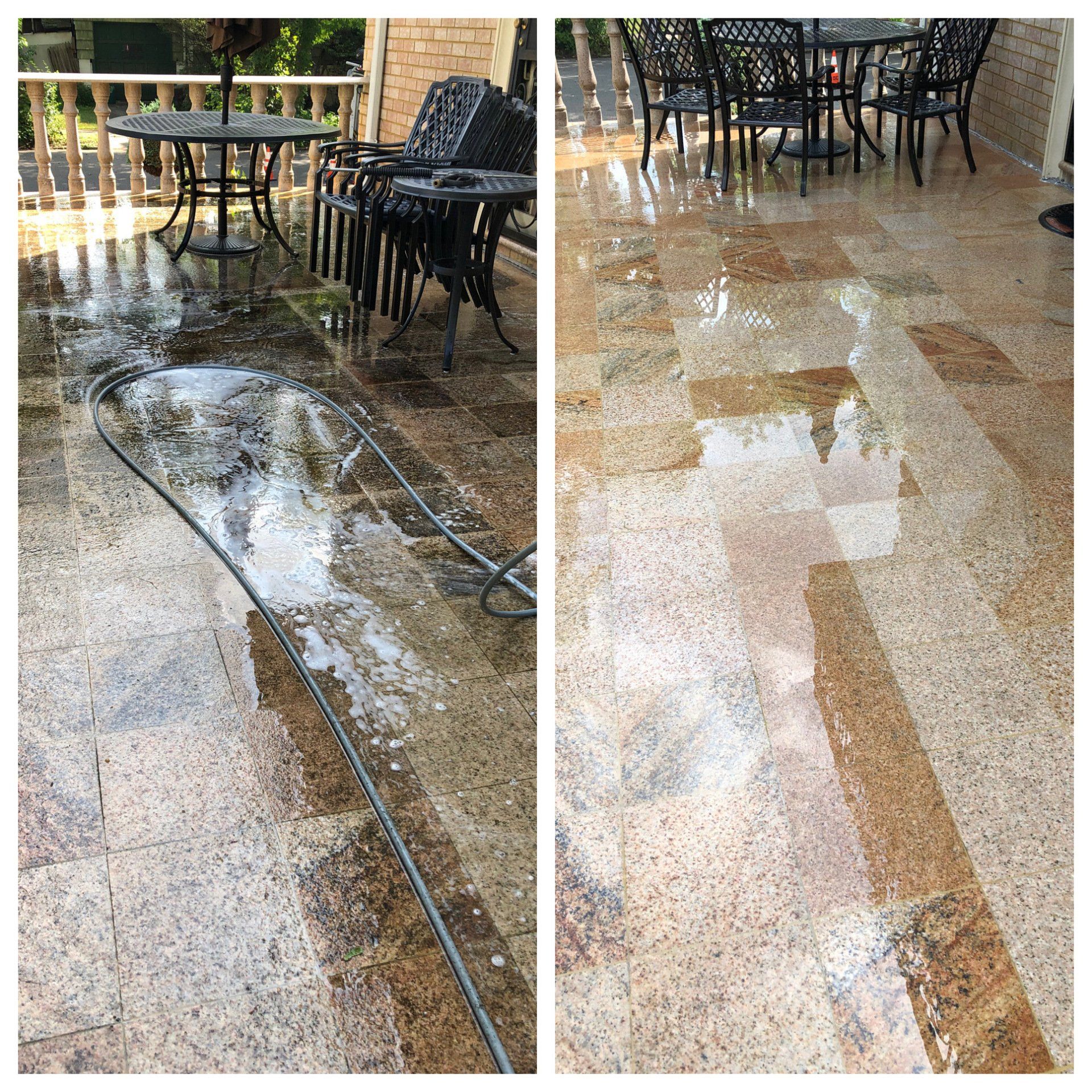 Patio cleaning