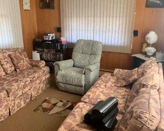 Sofas and chair