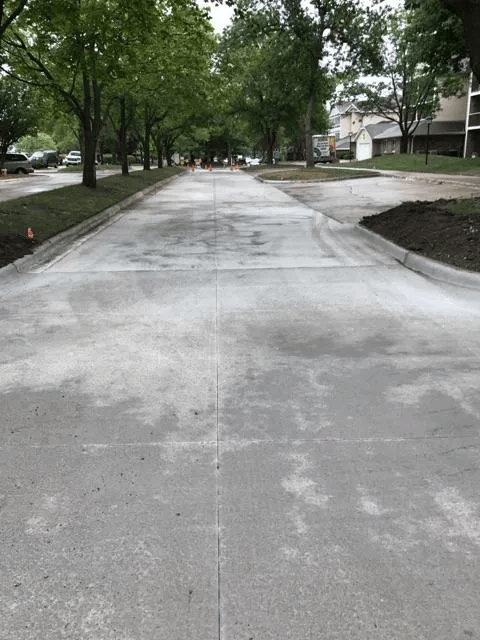 Commercial driveway