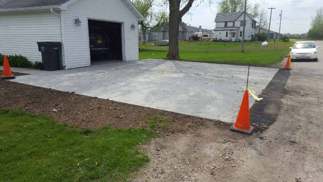 Driveway construction