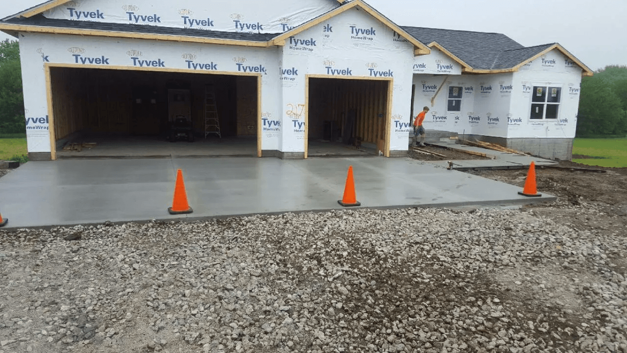 Driveway construction
