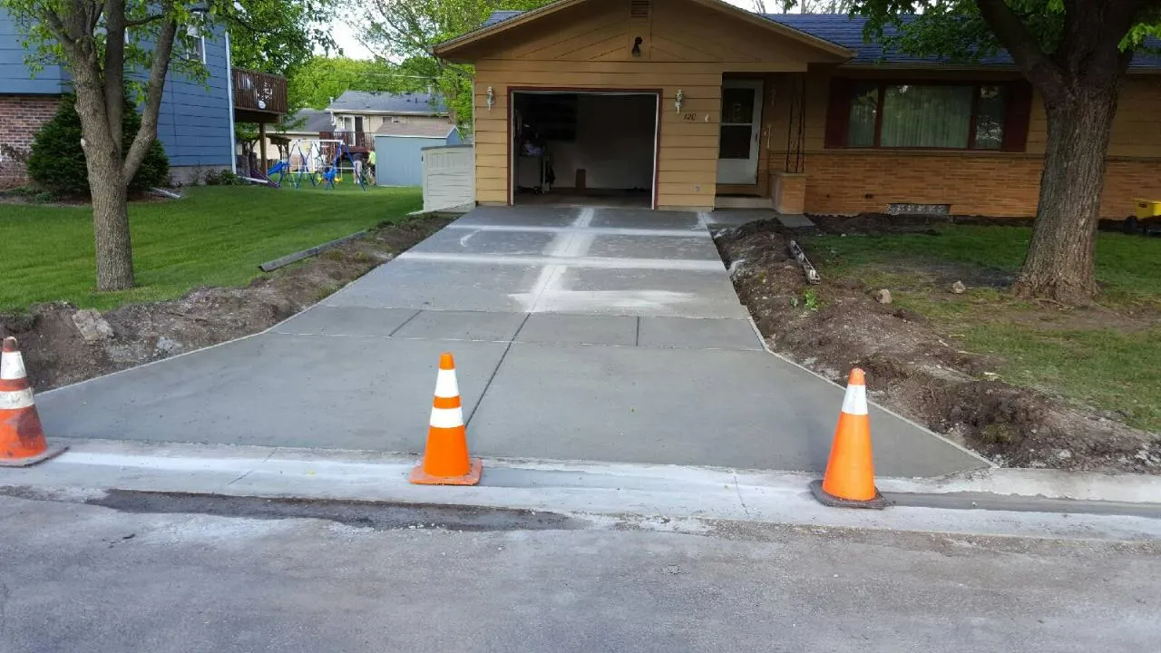 Driveway construction