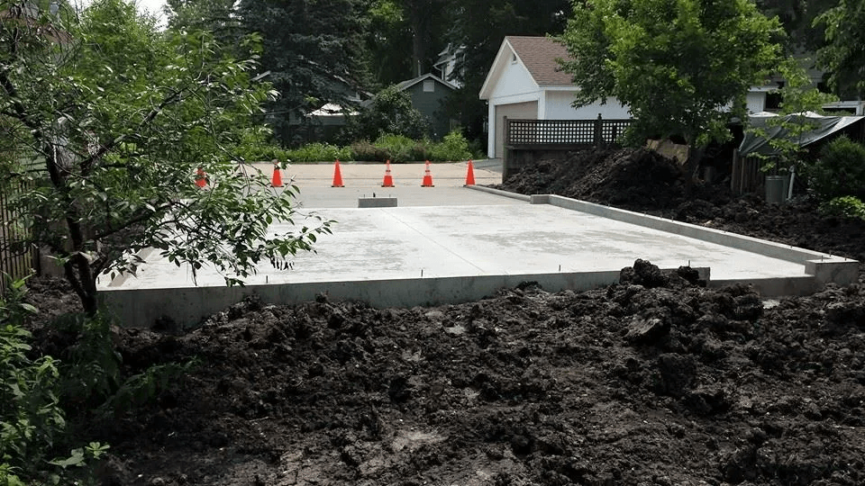 Garage floor construction