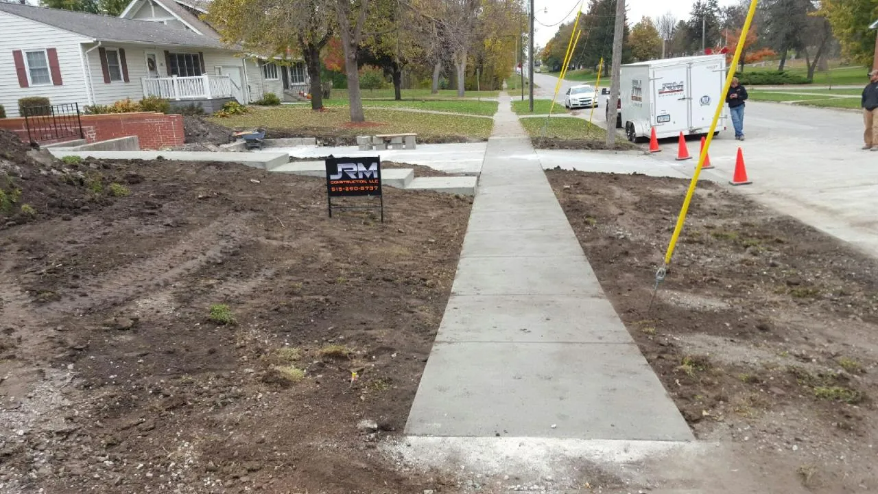 Residential sidewalk