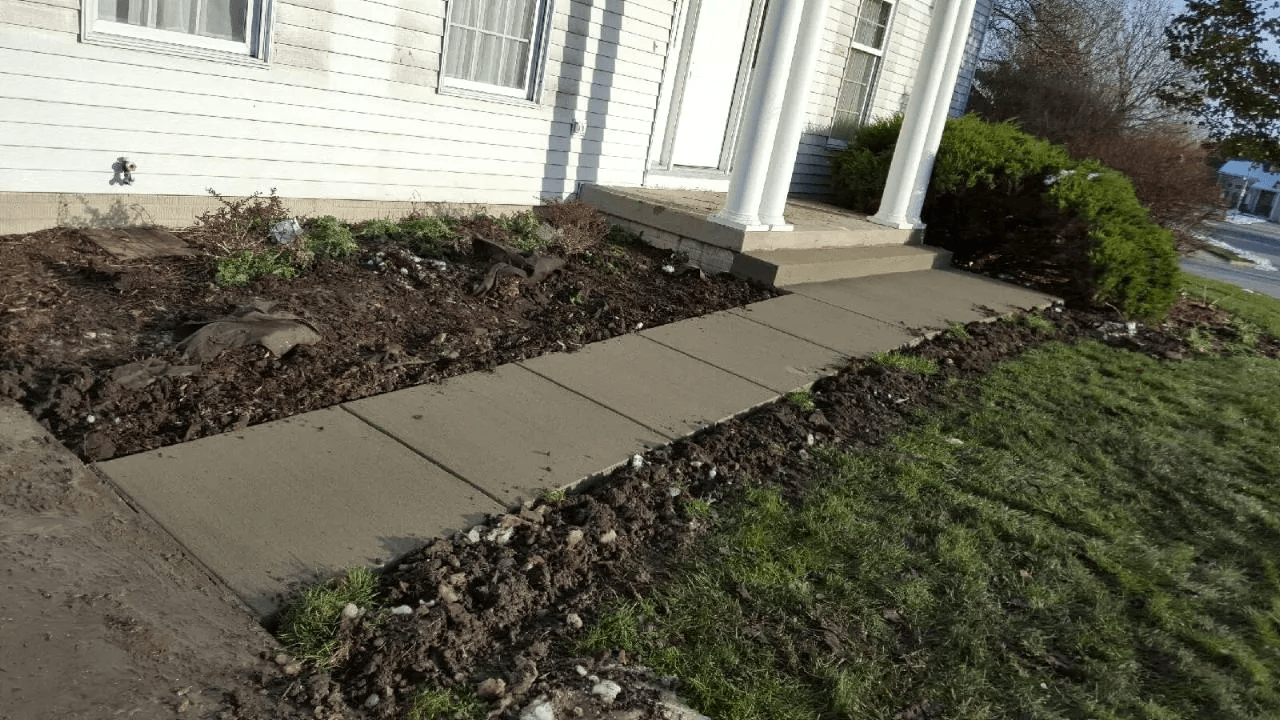 Residential sidewalk