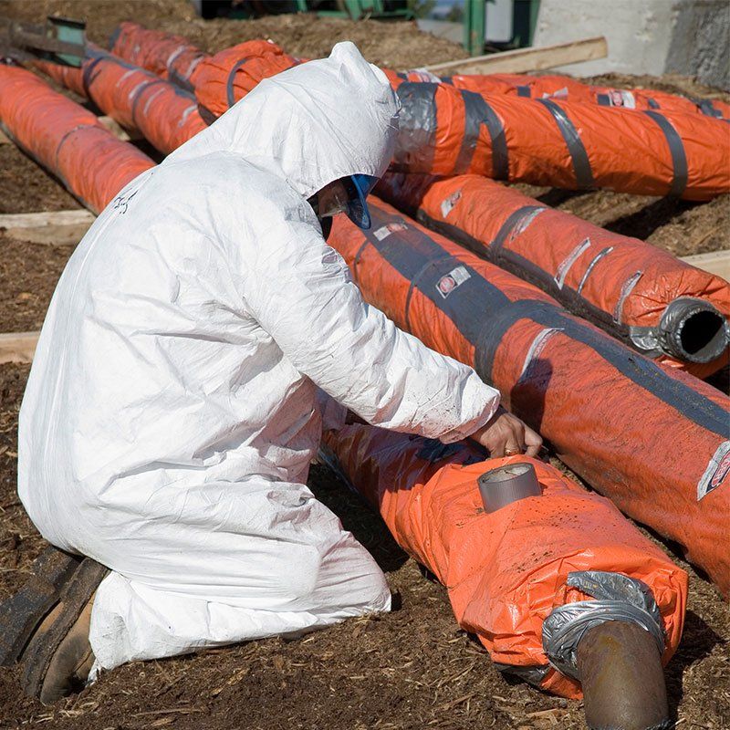 Professional asbestos cleaning