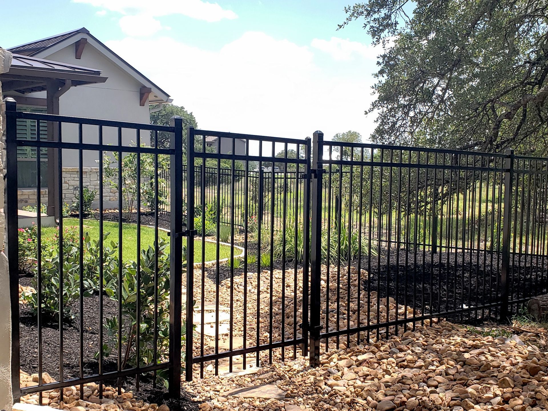 iron fence