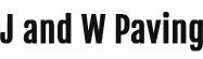J and W Paving - Logo
