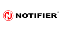 Notifier logo in black and red with a red circled “N” on a white background