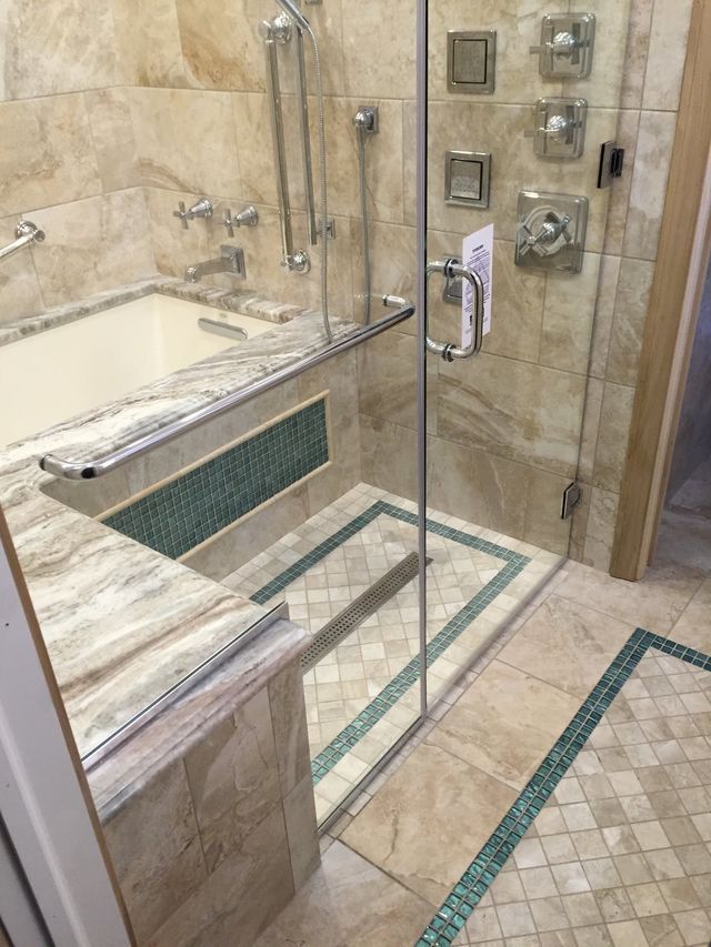 Custom shower door