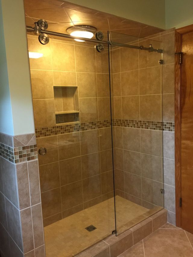 Custom shower door