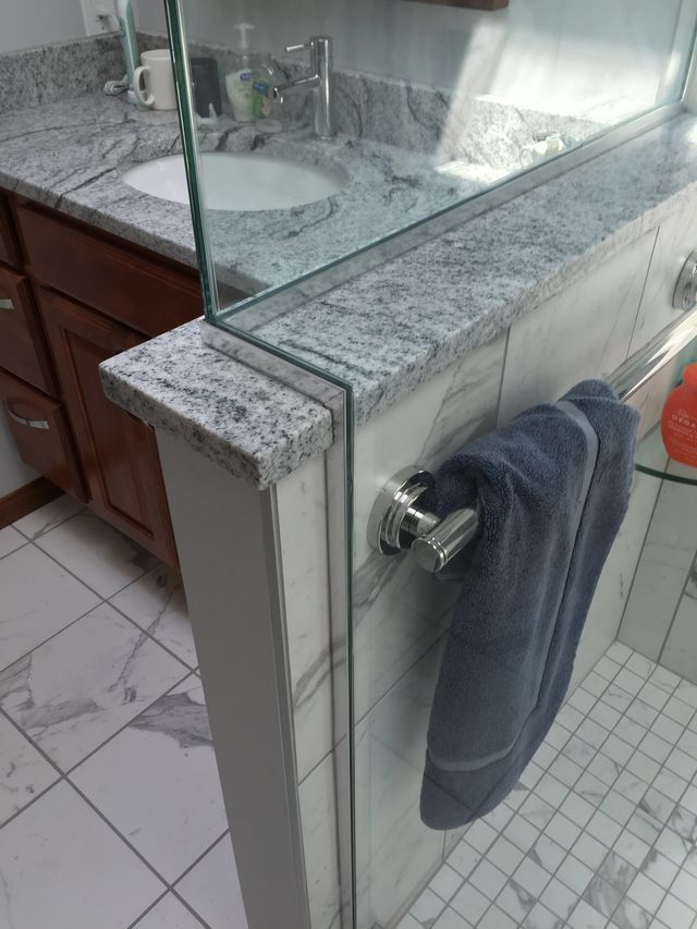 Custom shower door