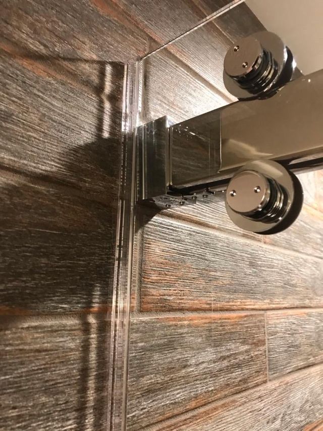 Custom shower door