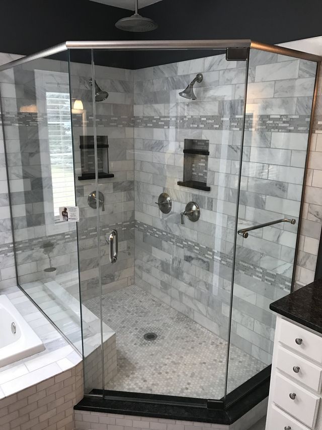 Custom shower door