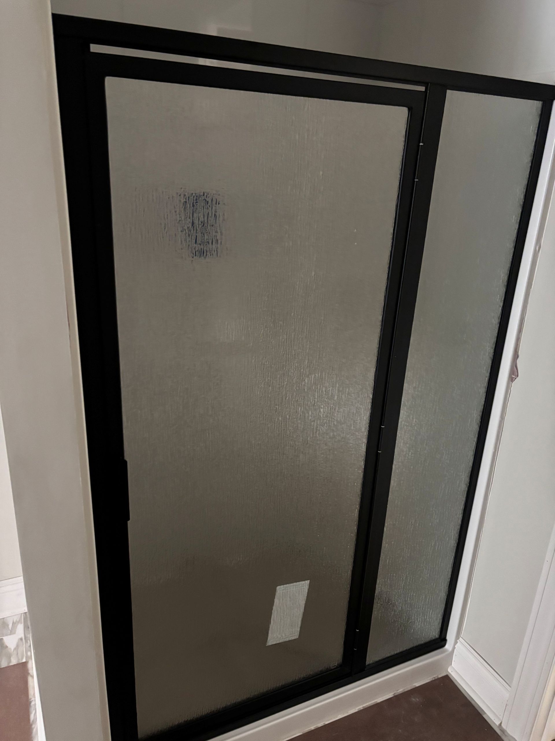 Custom shower door