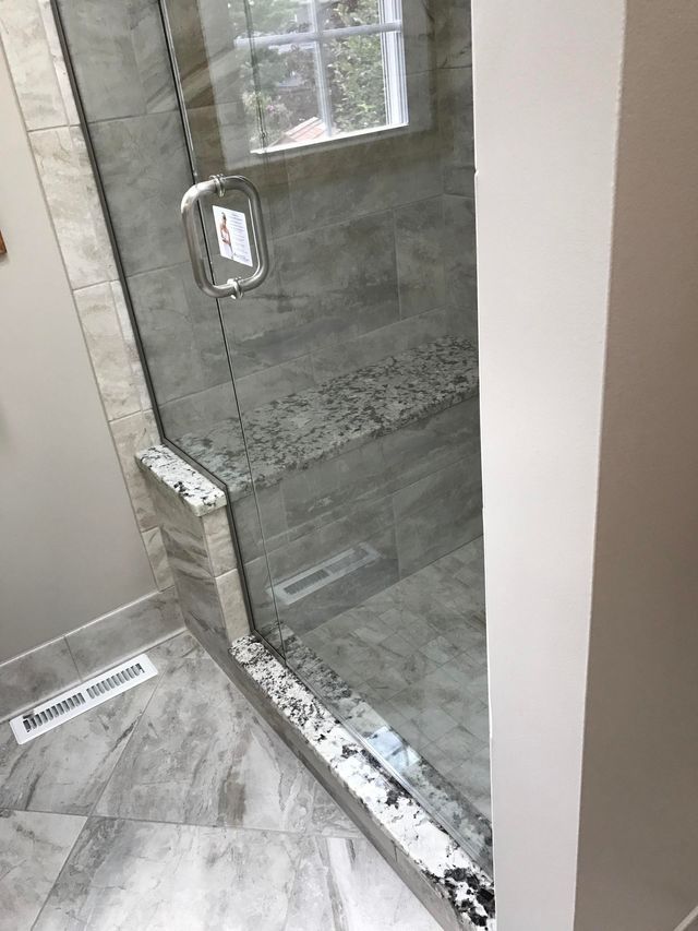 Custom shower door