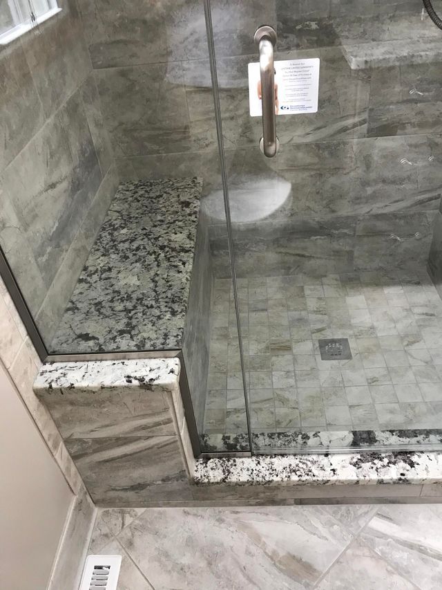 Custom shower door