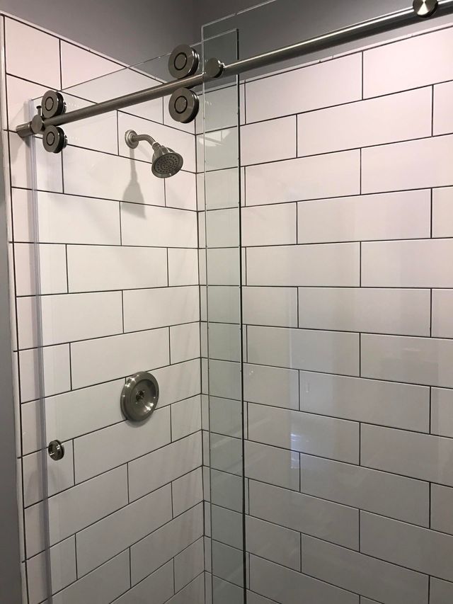 Custom shower door